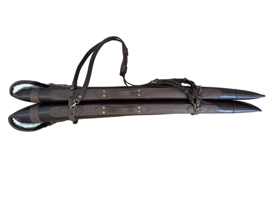 Acasia Leather Double Shotgun Bag