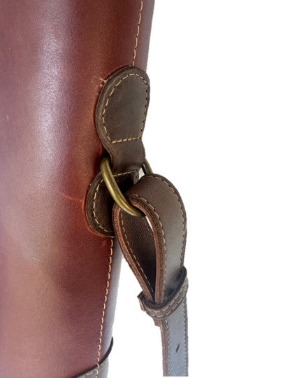 Acasia Leather & Sheepskin shotgun bag