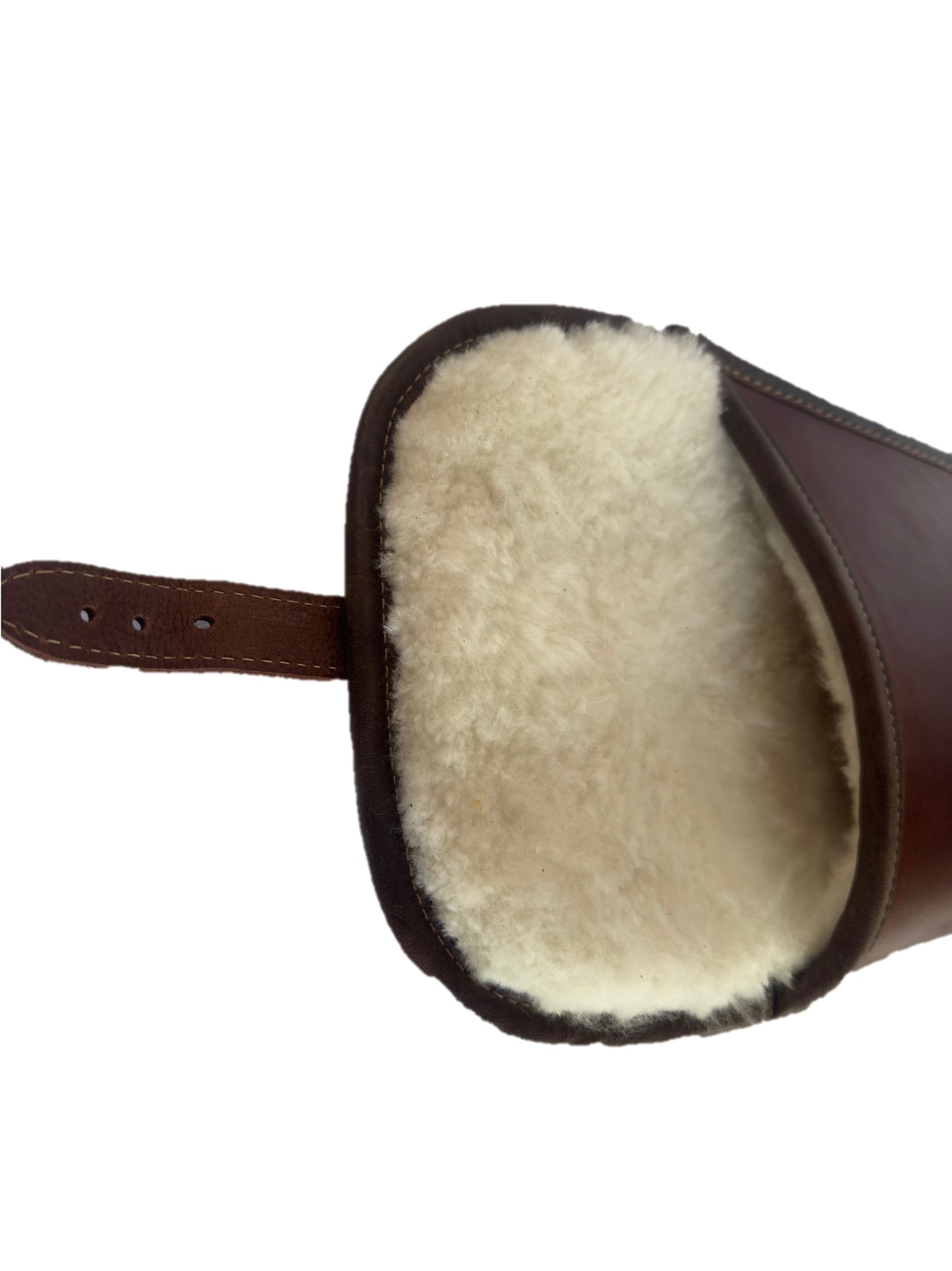 Acasia Leather & Sheepskin shotgun bag